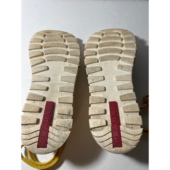 Prada Yellow Strappy Sandals - Picture 8 of 9